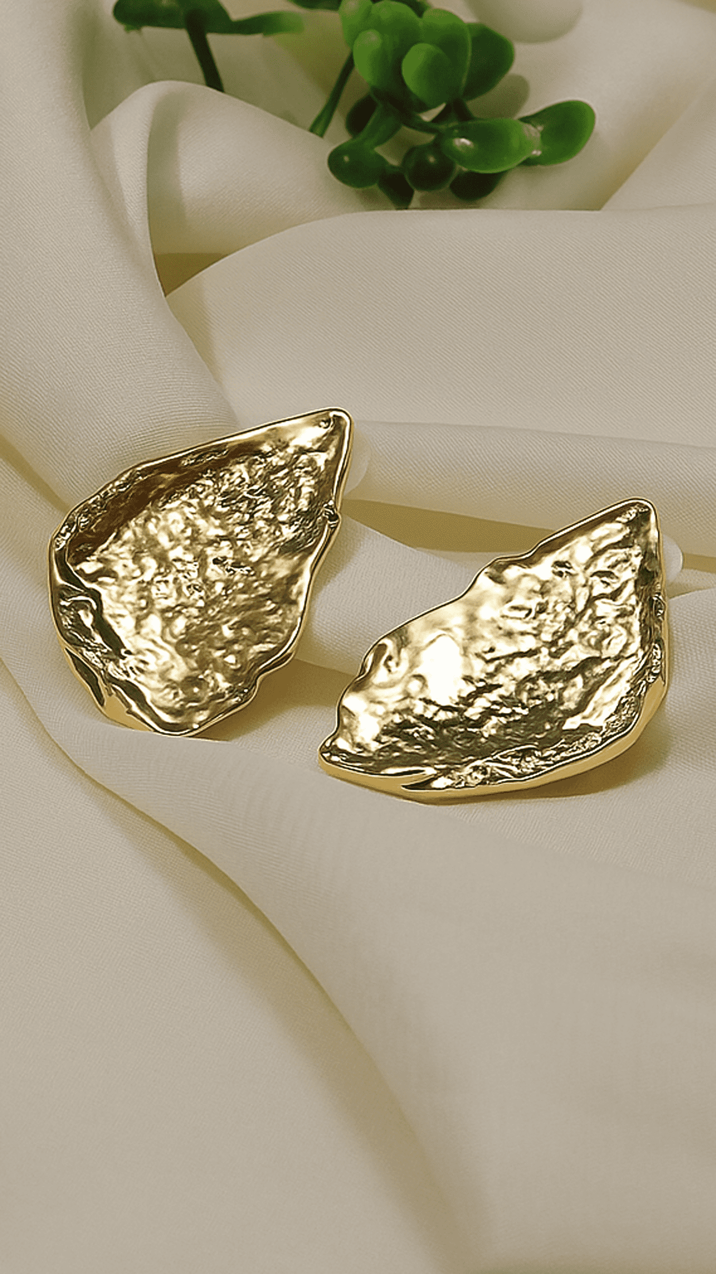 Gilded Leaf Earrings